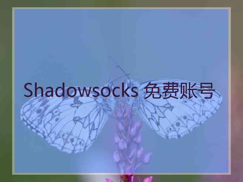 Shadowsocks 免费账号