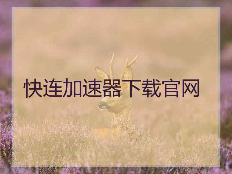 快连加速器下载官网