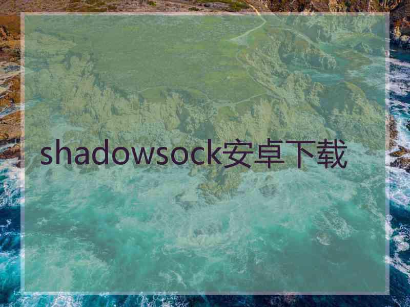 shadowsock安卓下载
