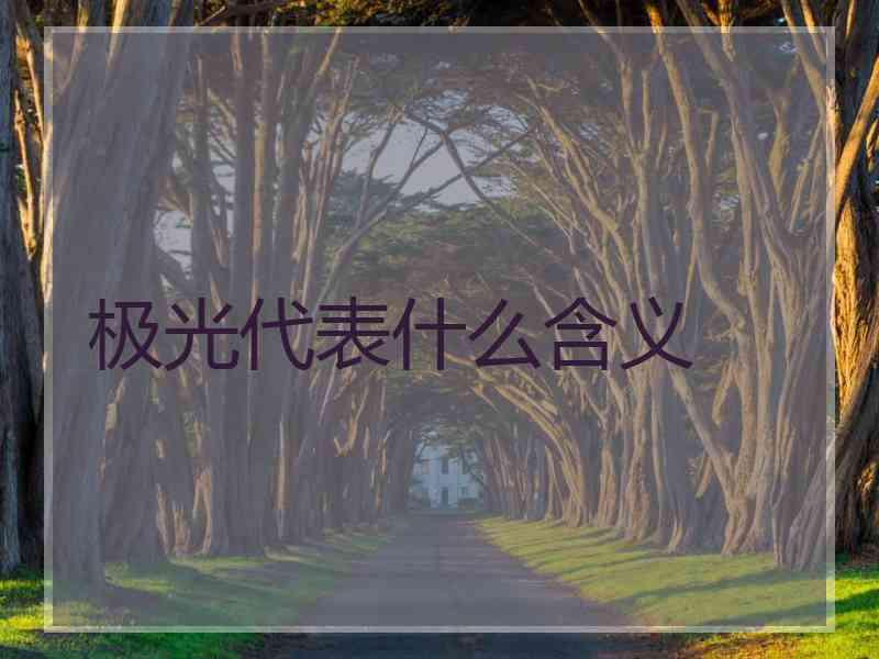 极光代表什么含义