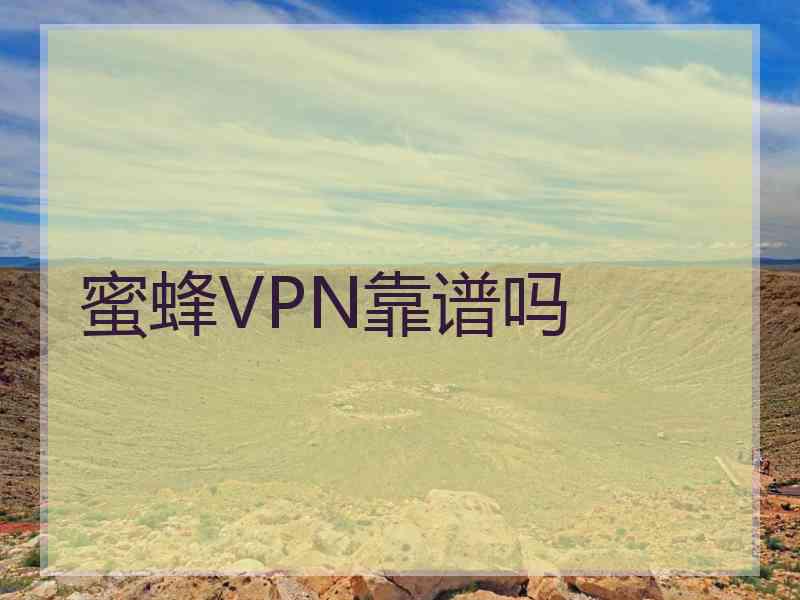 蜜蜂VPN靠谱吗