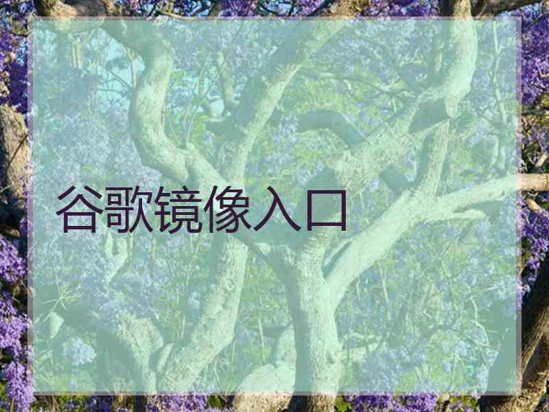 谷歌镜像入口
