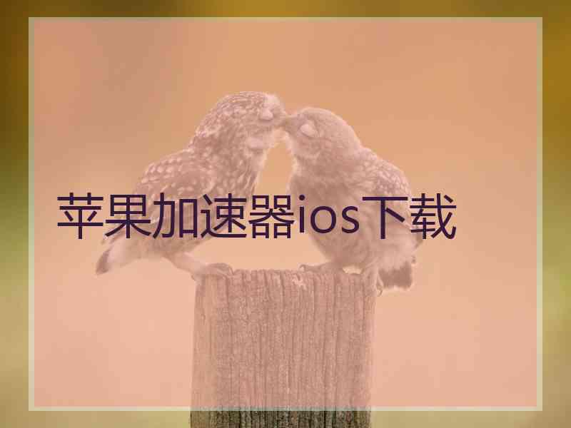 苹果加速器ios下载