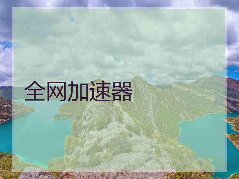 全网加速器