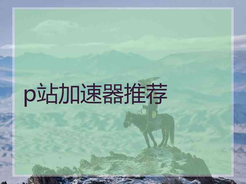 p站加速器推荐