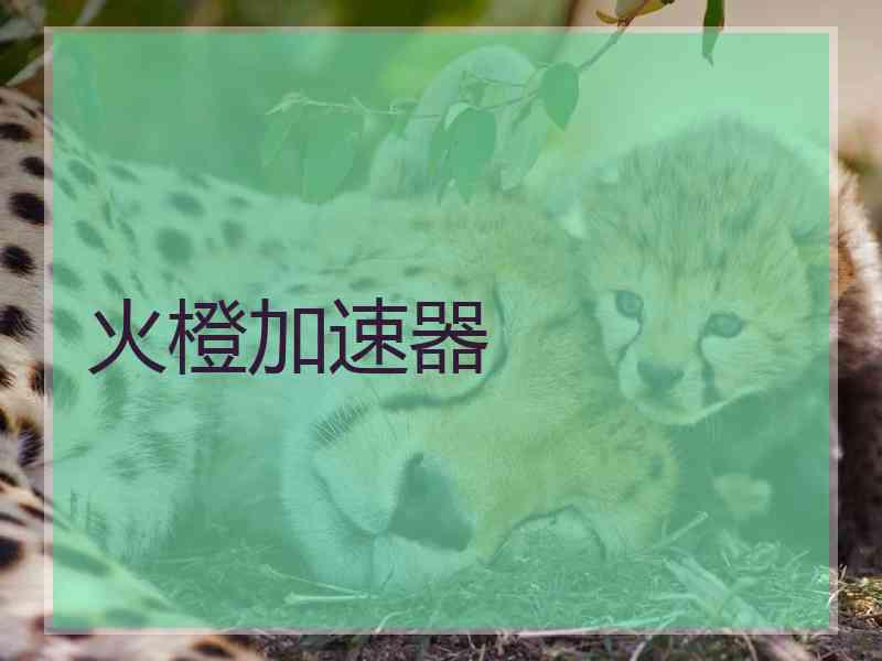火橙加速器