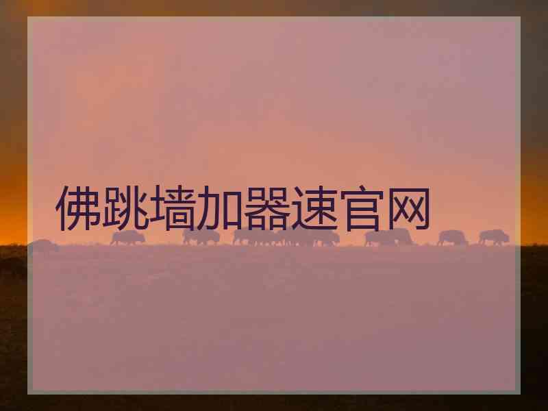 佛跳墙加器速官网