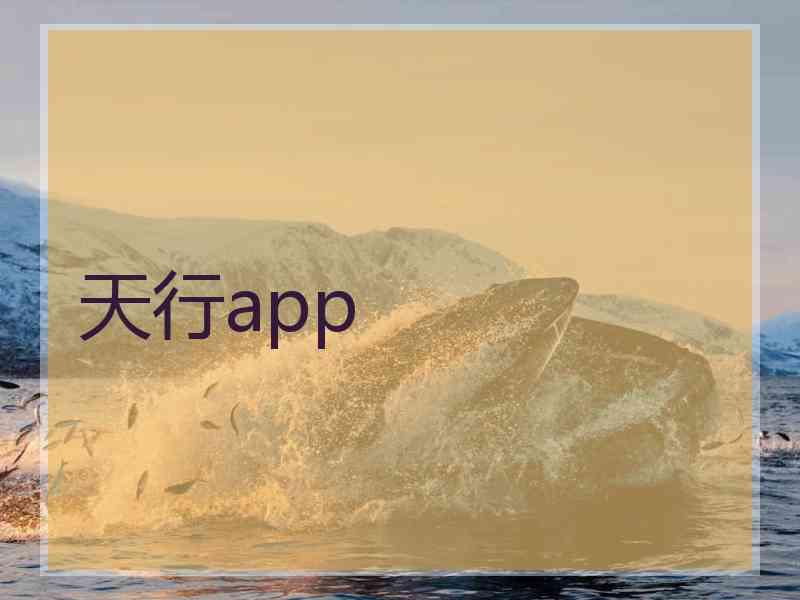 天行app