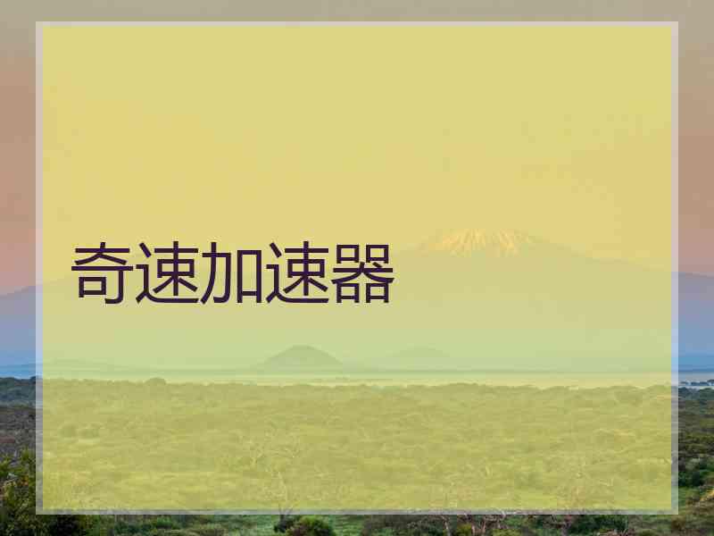 奇速加速器