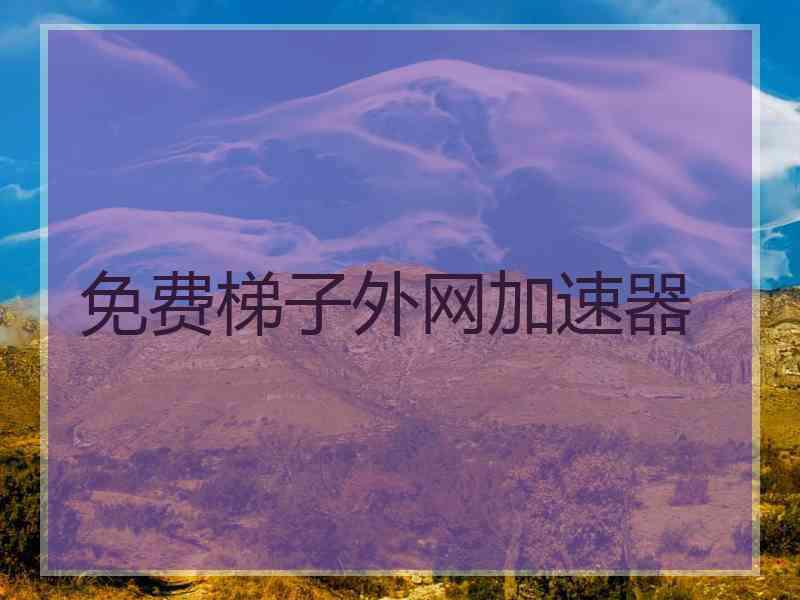 免费梯子外网加速器