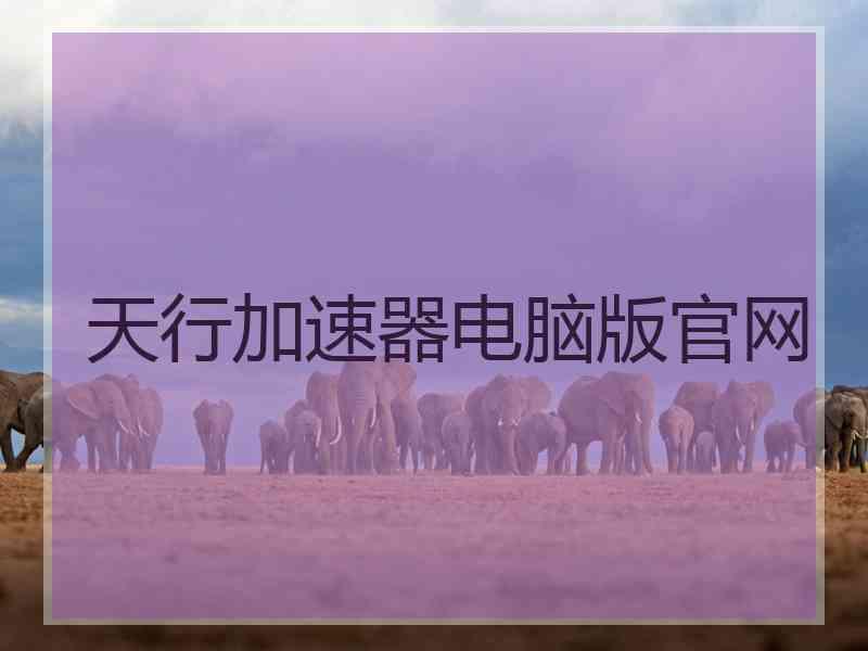 天行加速器电脑版官网