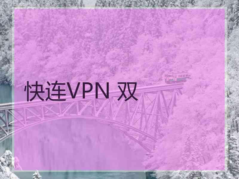 快连VPN 双