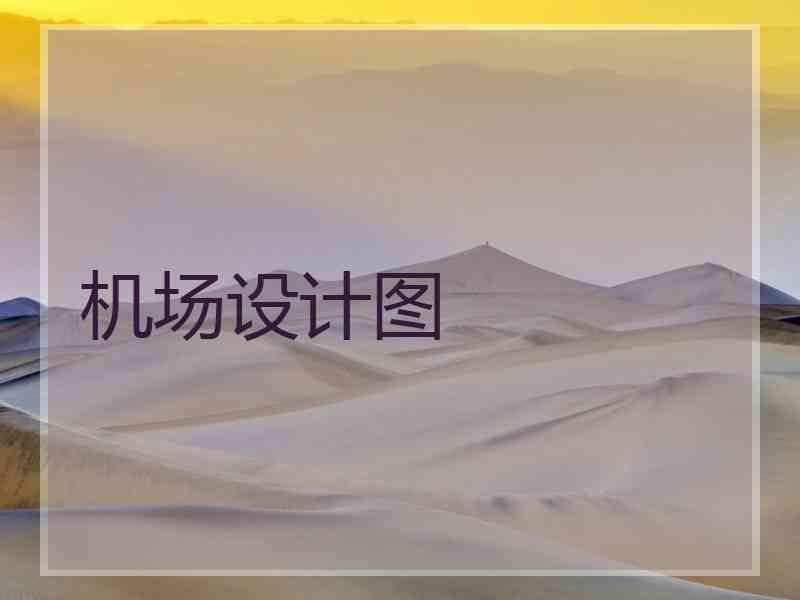 机场设计图