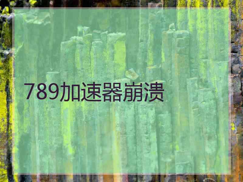 789加速器崩溃