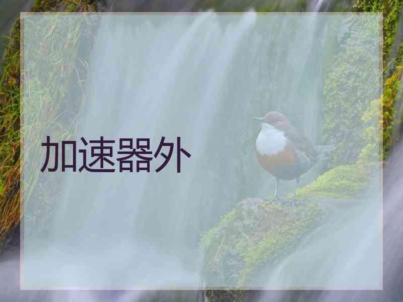 加速器外