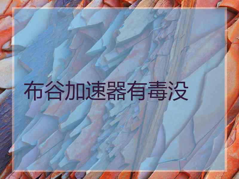 布谷加速器有毒没