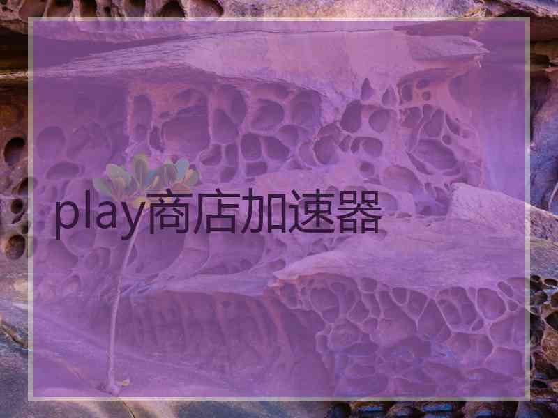 play商店加速器