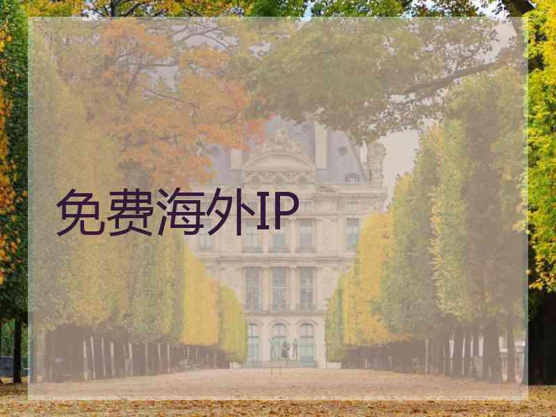 免费海外IP
