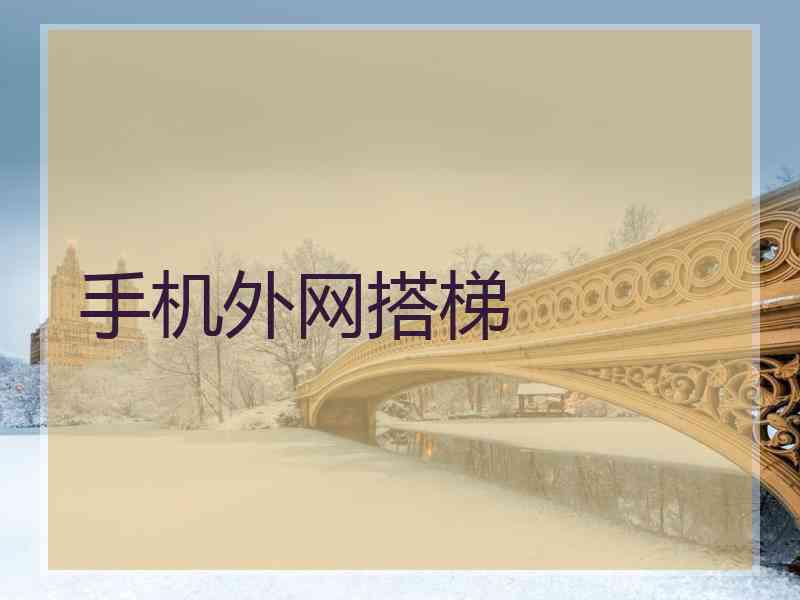 手机外网搭梯