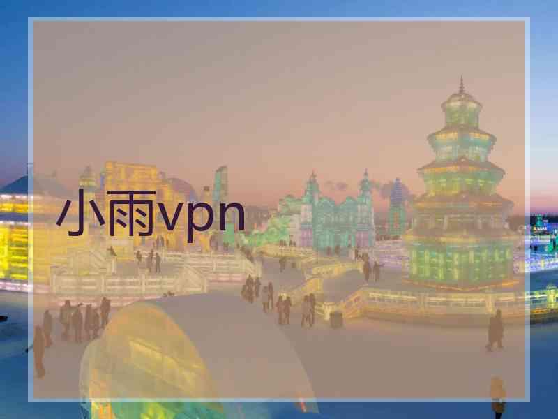 小雨vpn