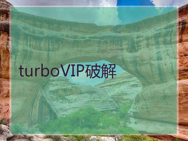 turboVIP破解