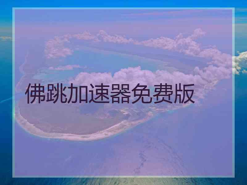 佛跳加速器免费版