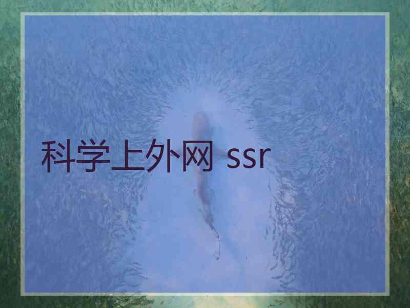 科学上外网 ssr