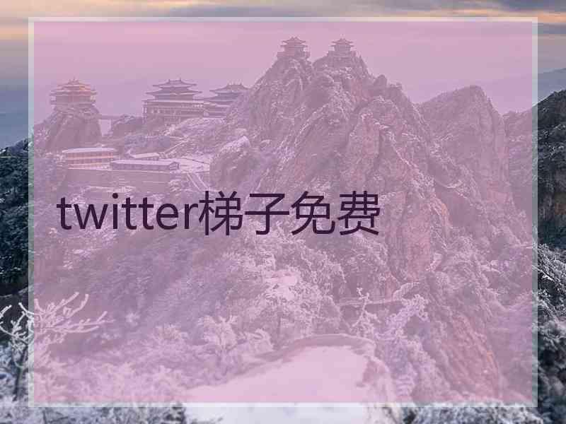 twitter梯子免费