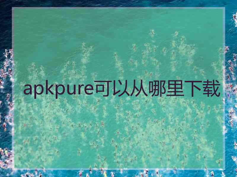 apkpure可以从哪里下载