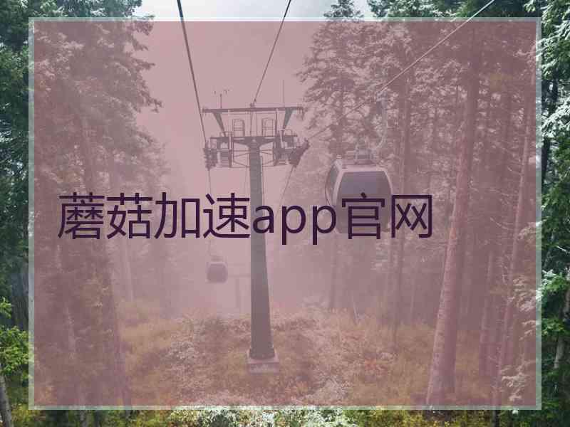 蘑菇加速app官网
