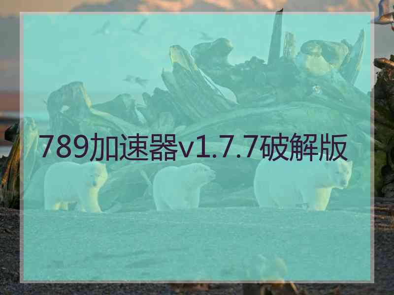 789加速器v1.7.7破解版