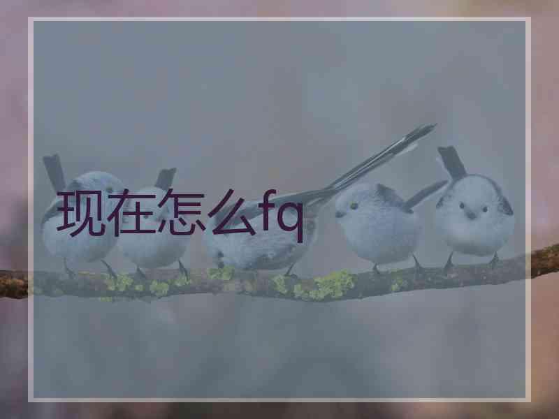 现在怎么fq