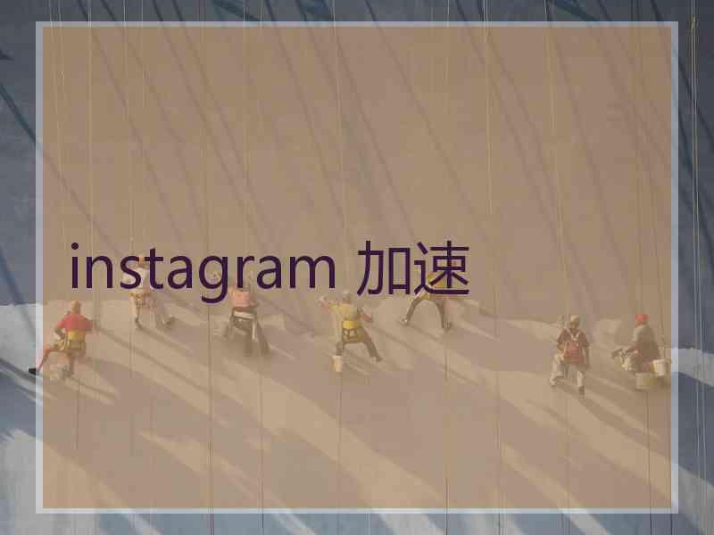 instagram 加速