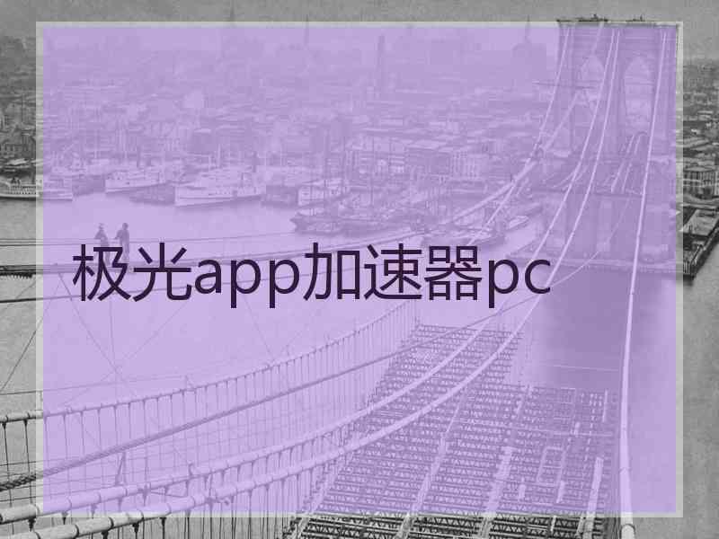 极光app加速器pc