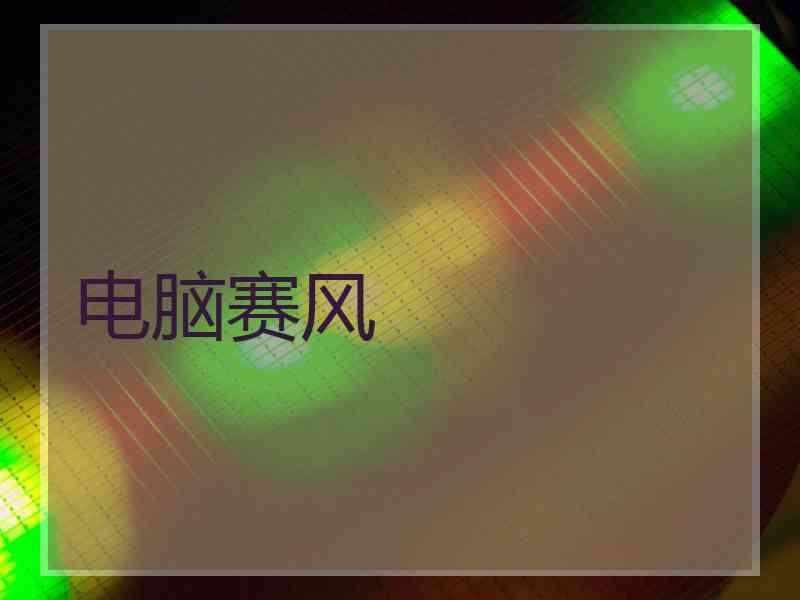 电脑赛风