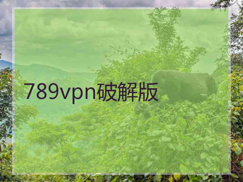 789vpn破解版