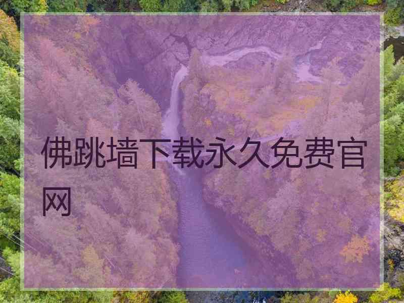 佛跳墙下载永久免费官网