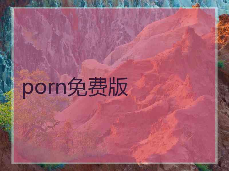 porn免费版