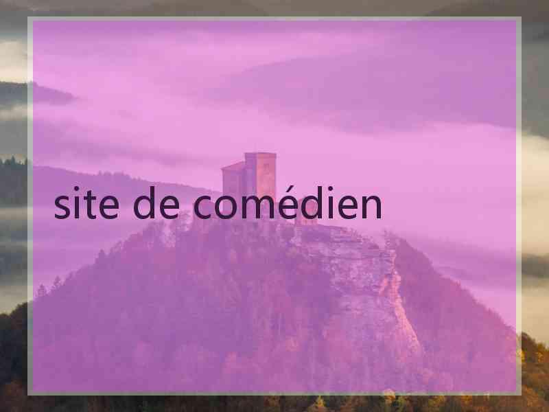 site de comédien