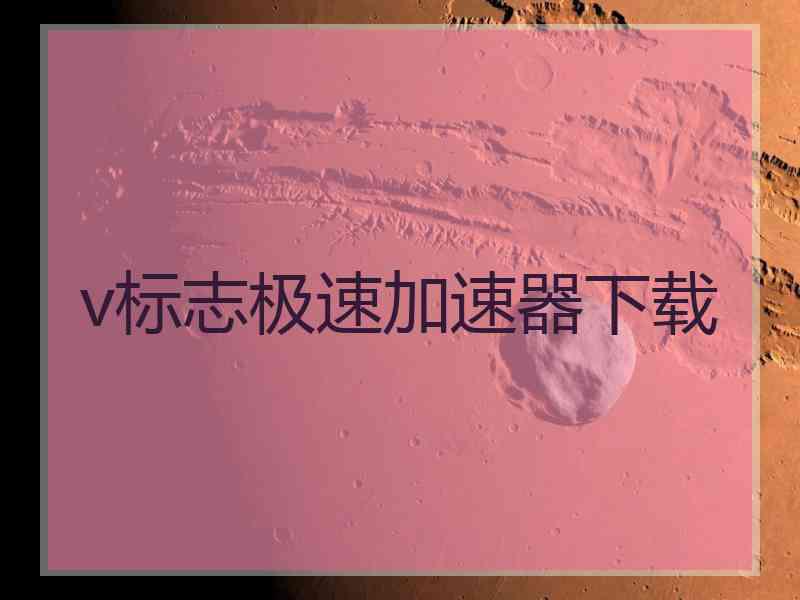 v标志极速加速器下载