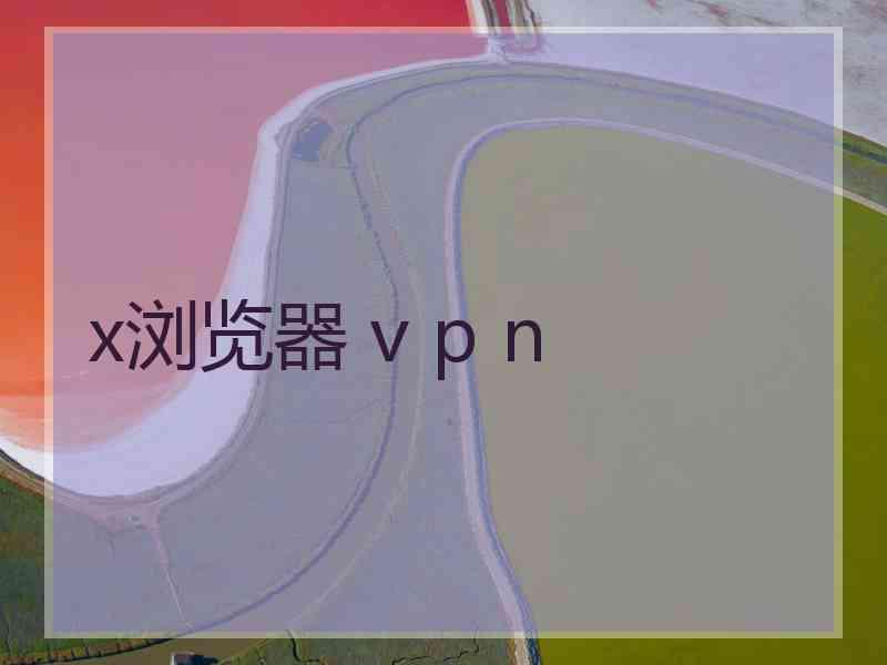 x浏览器 v p n