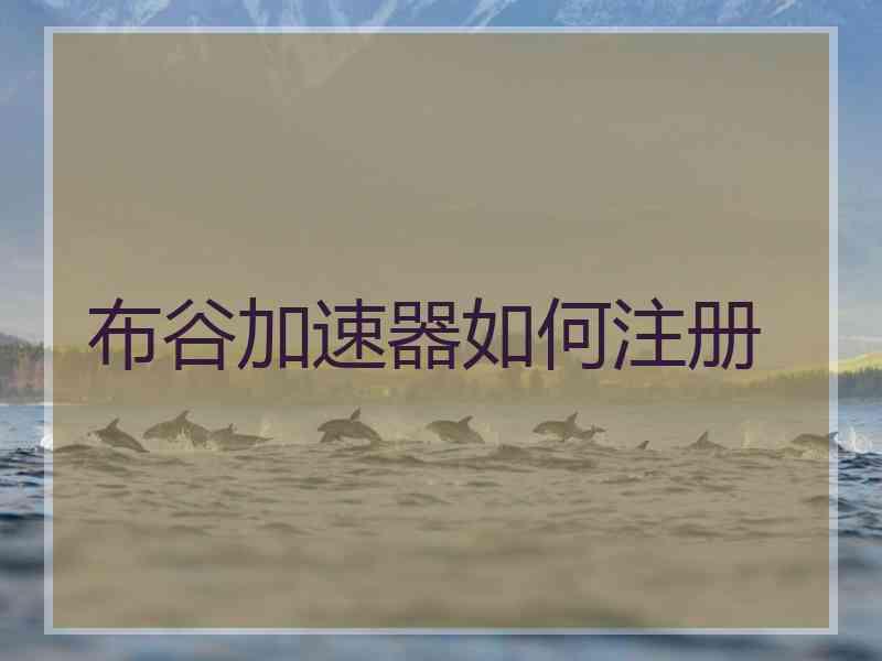 布谷加速器如何注册