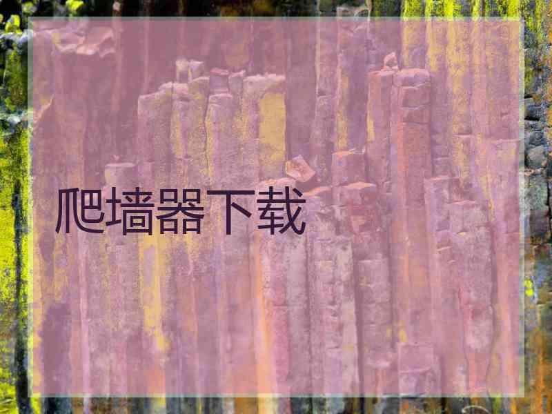 爬墙器下载