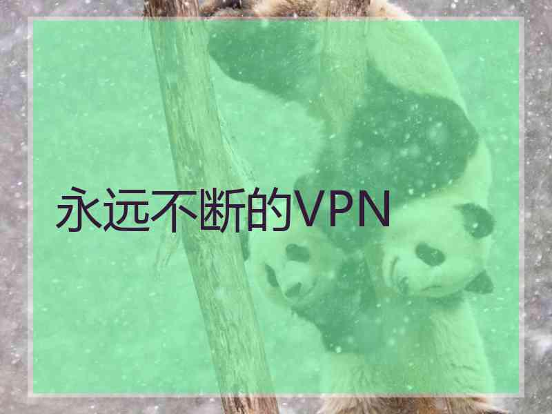永远不断的VPN