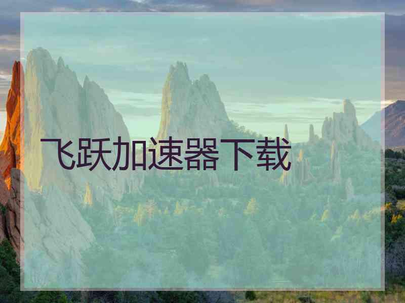 飞跃加速器下载