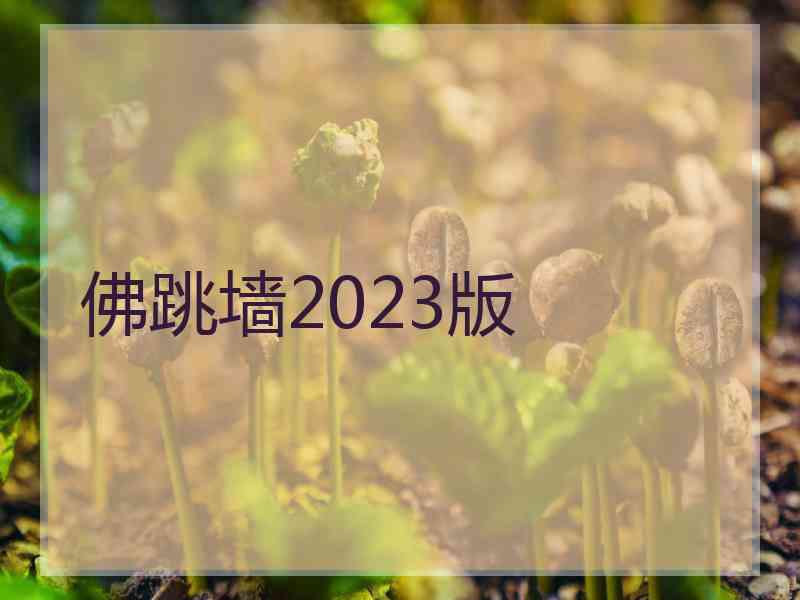 佛跳墙2023版