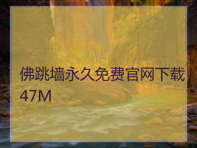 佛跳墙永久免费官网下载47M