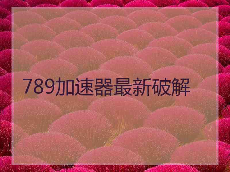 789加速器最新破解