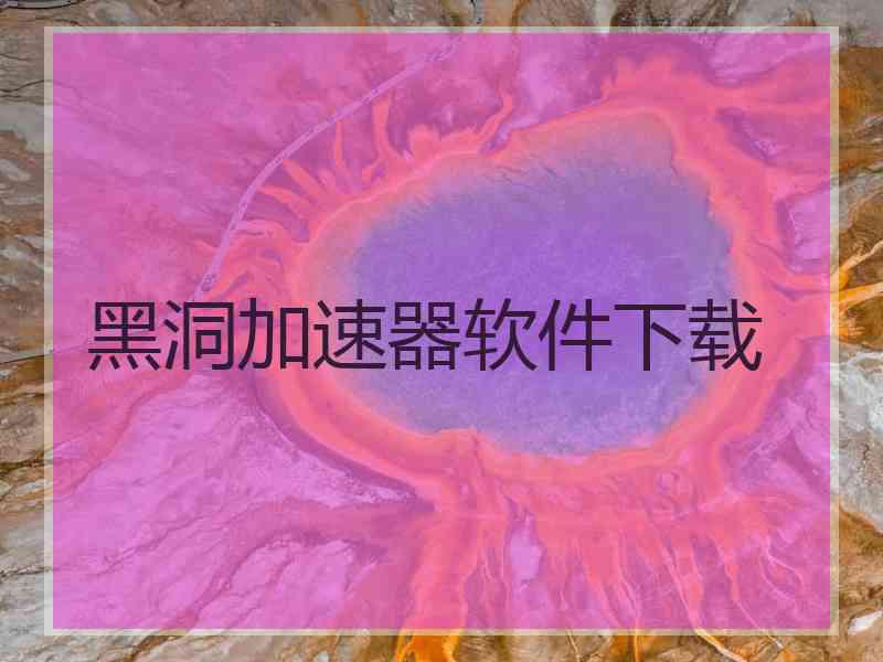 黑洞加速器软件下载
