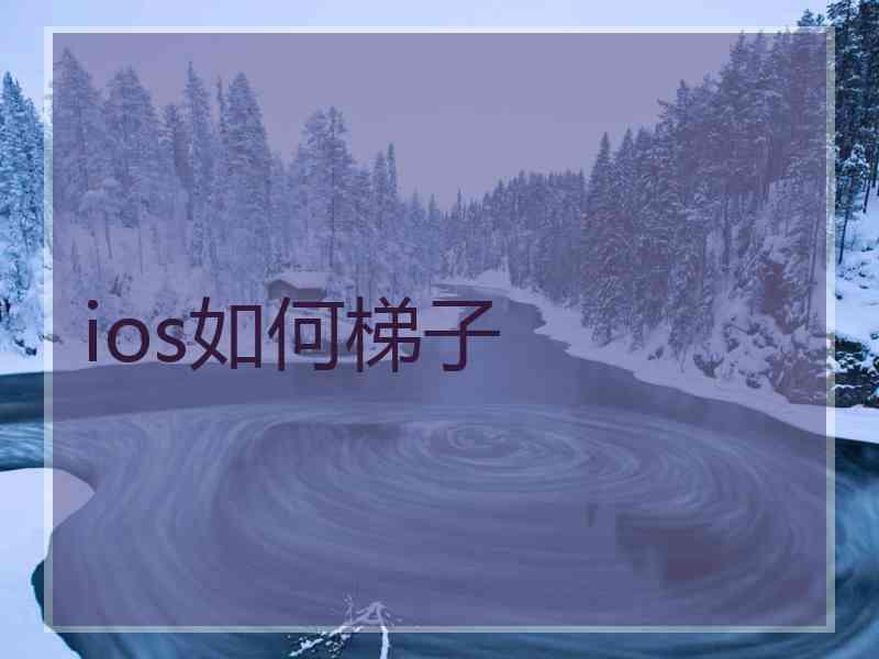 ios如何梯子